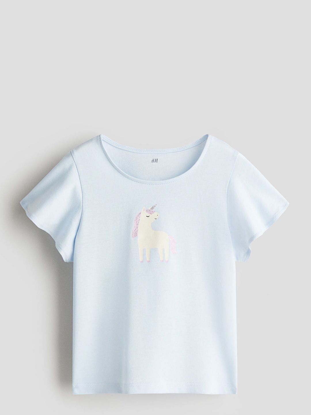 H&M Printed Flutter-Sleeved Top-picture-41