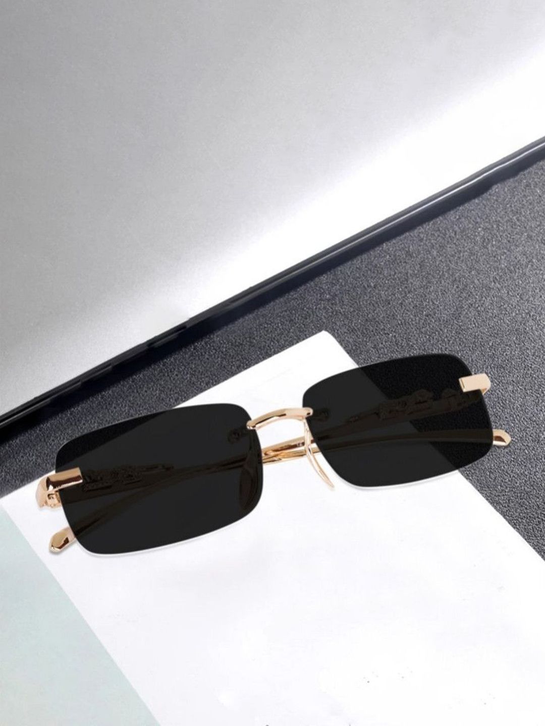 SPADEACES Rectangle Sunglasses With UV Protected Lens-picture-24