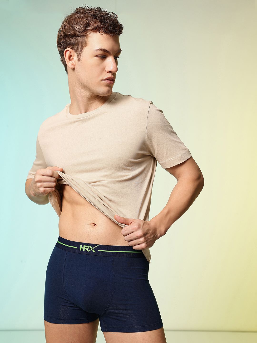 HRX by Hrithik Roshan Men Brand Logo Anti-Microbial Trunks HRX_SS25_M_TRK_CS1_001_C-picture-13