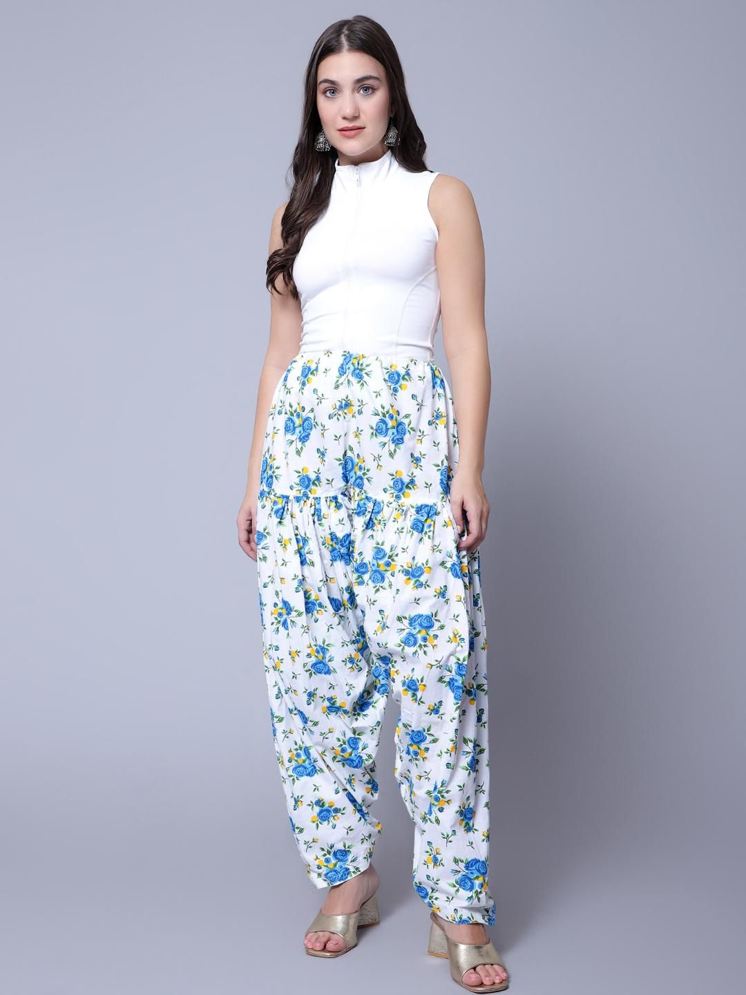 Mytrendzs Women Printed Loose Fit Cotton Salwar-picture-54