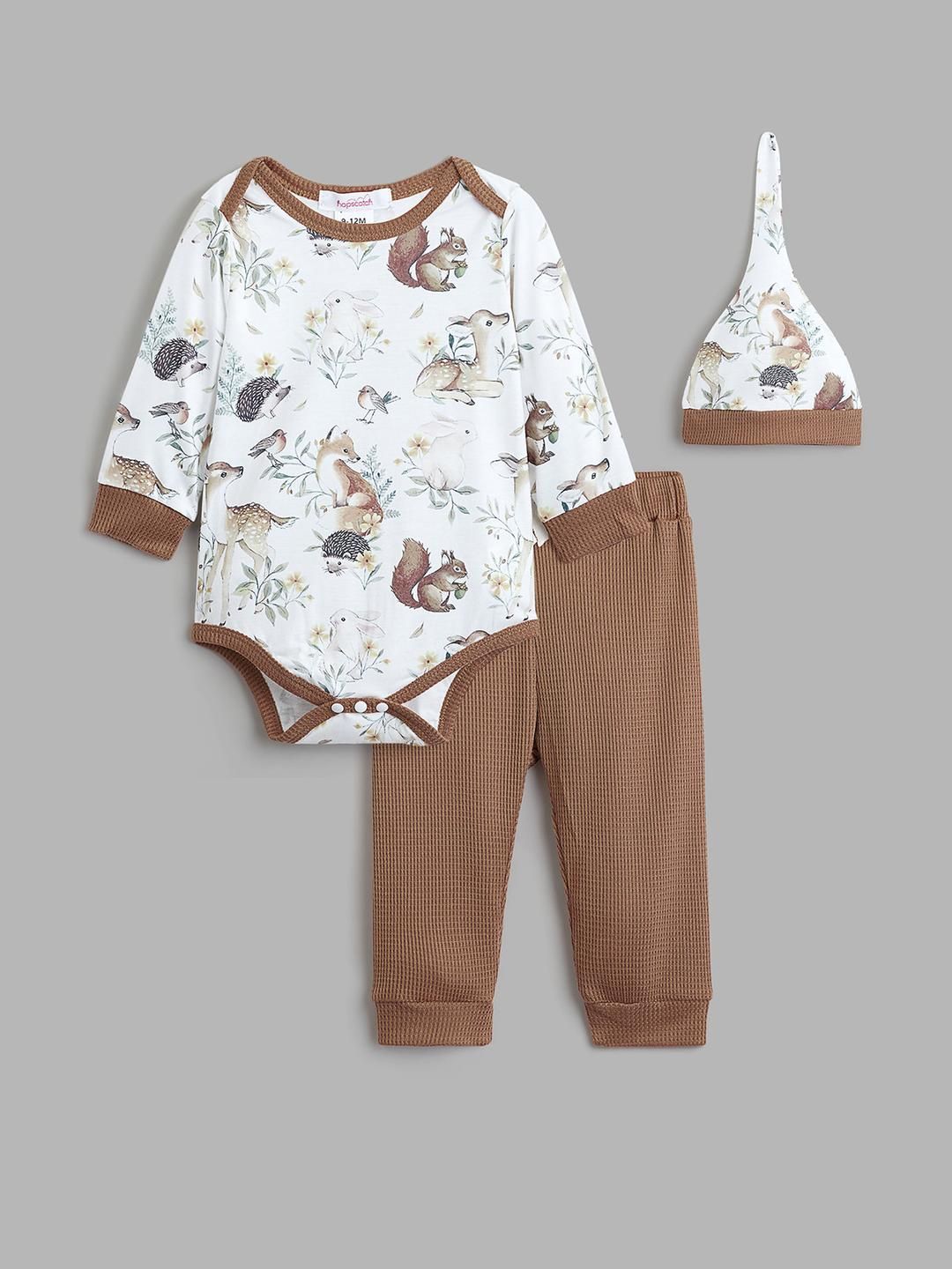 hopscotch 2-Pc Animal Onesie & Joggers-picture-38