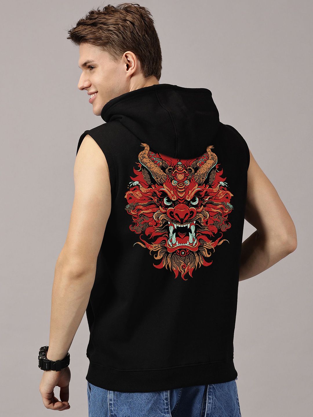 LEON Men Printed Hooded Sweatshirt-picture-32