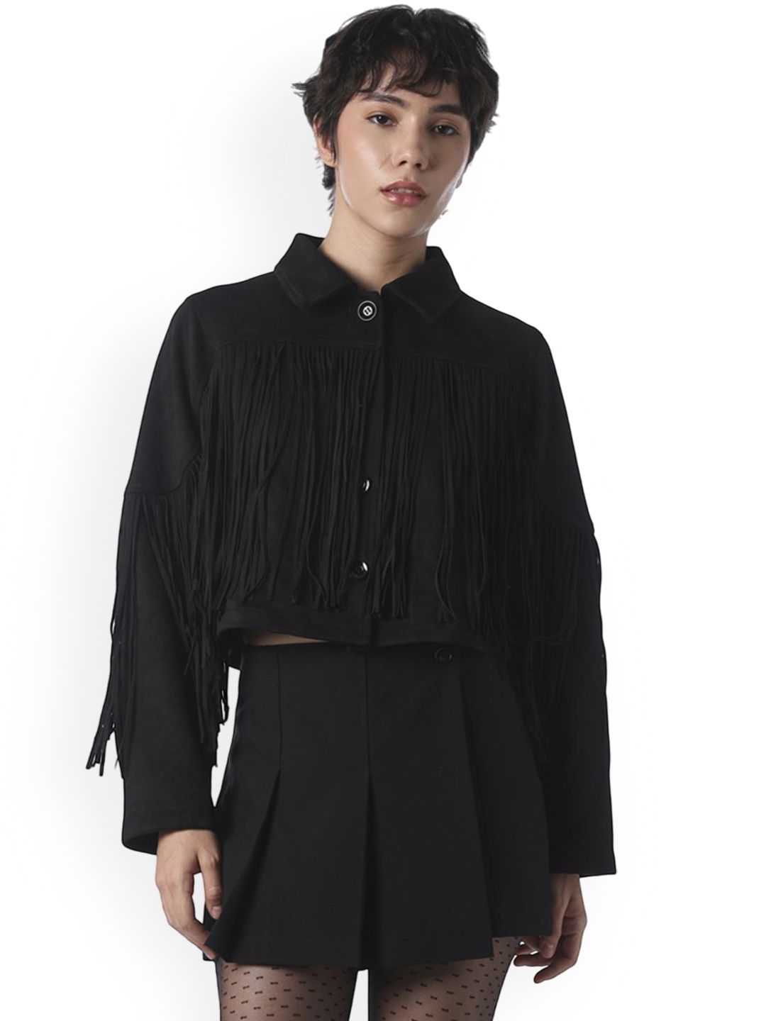 ONLY Women Spread Collar Solid Tailored Jacket-picture-36