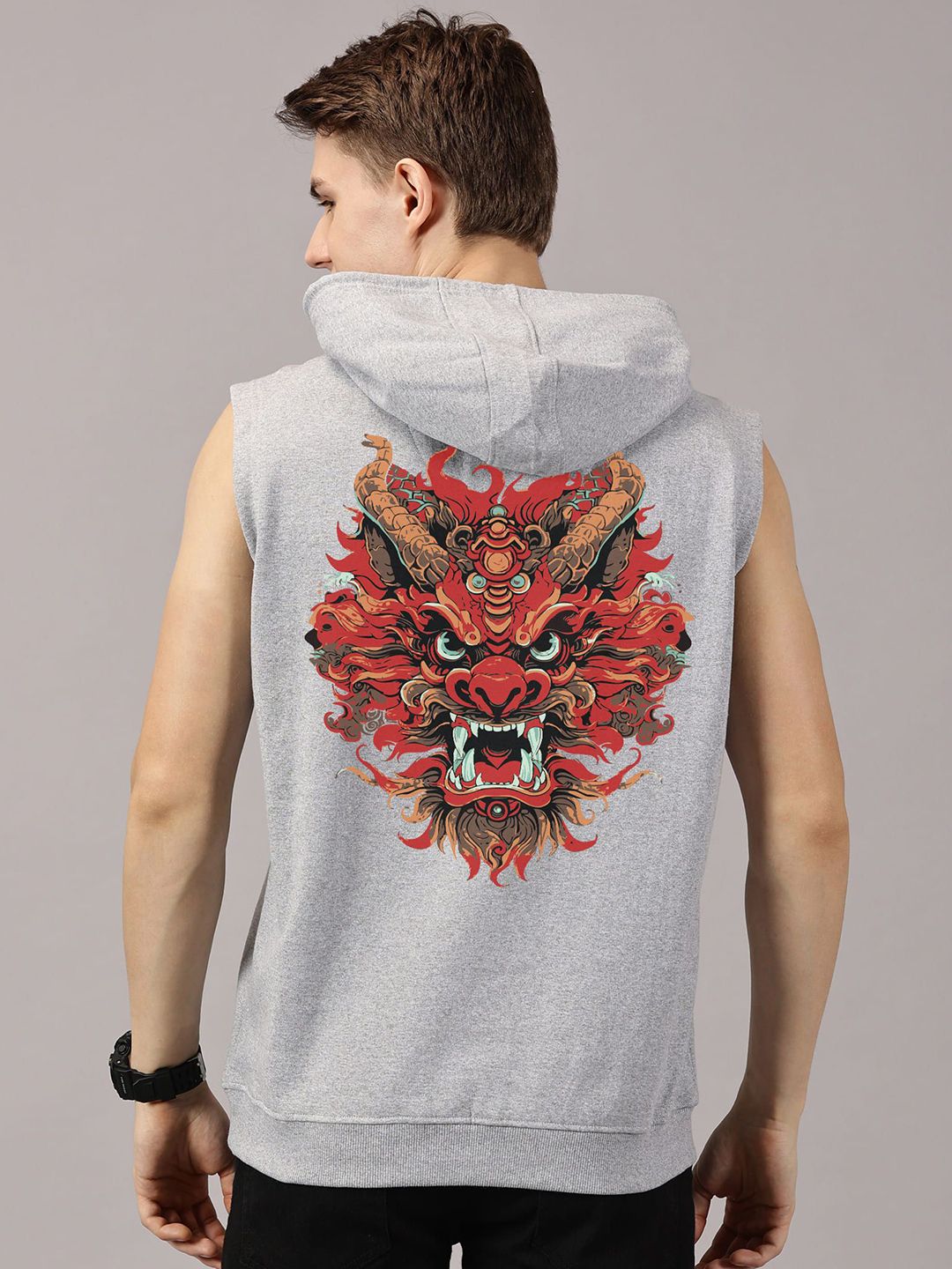 LEON Men Printed Hooded Sweatshirt-picture-17