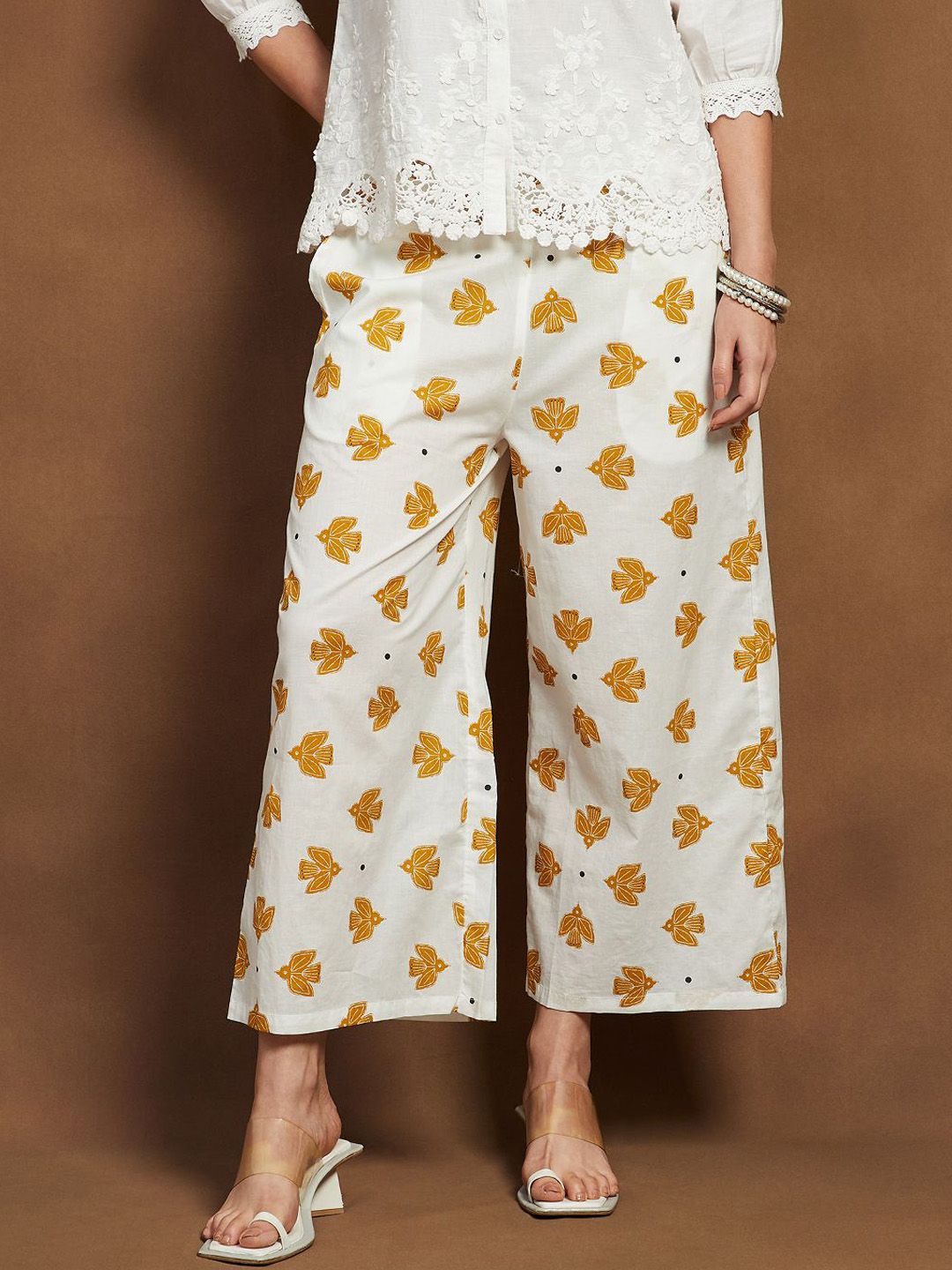 Melange by Lifestyle Women Regular Fit Mid-Rise Cotton Trouser-picture-11