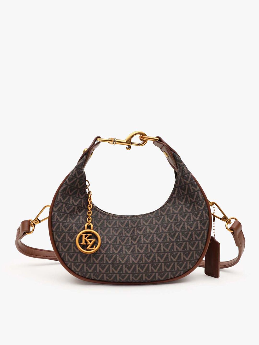 Kazo Graphic Printed Structured Sling Bag-picture-50