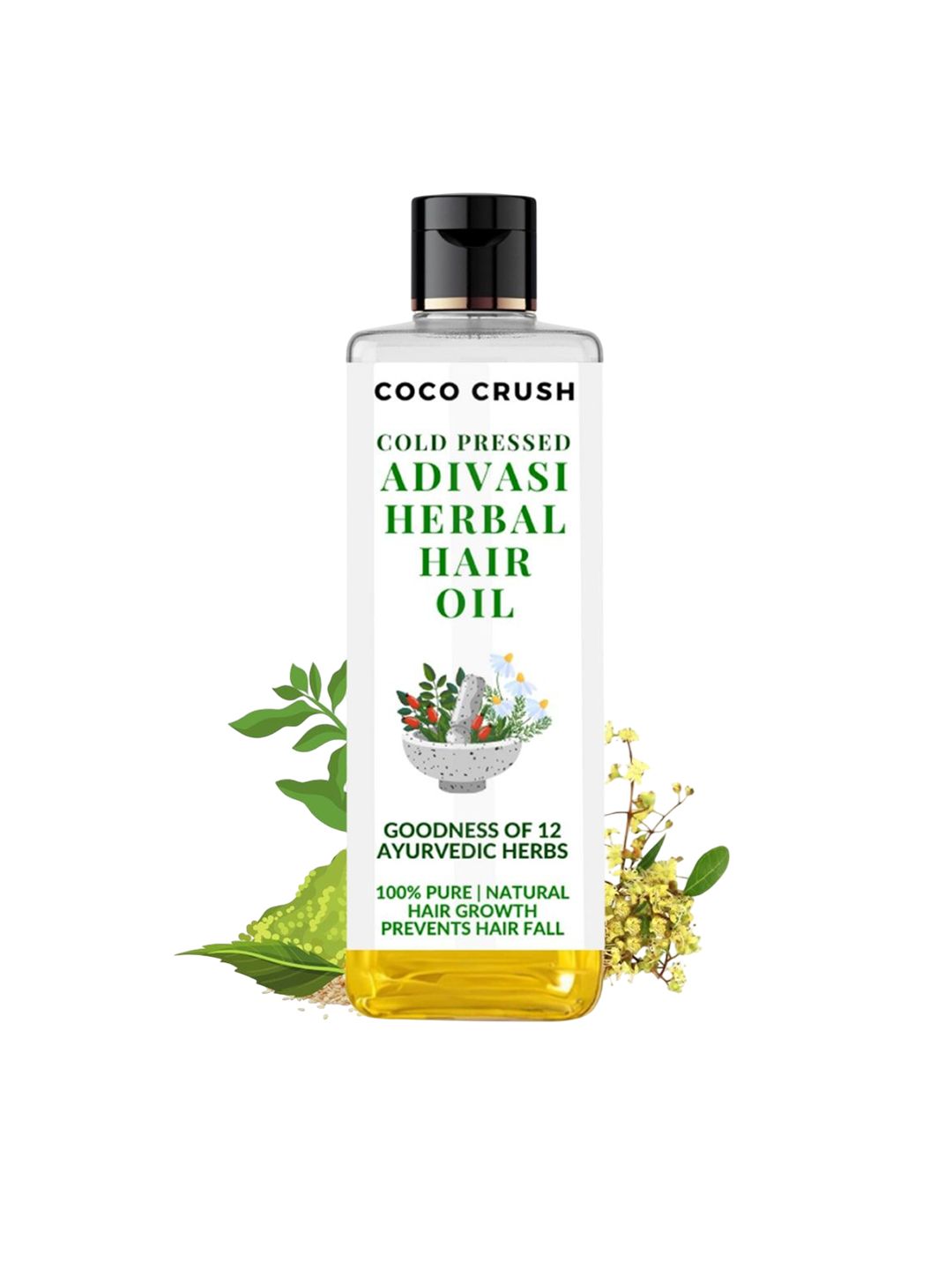 Coco Crush Adivasi Herbal Hair Oil - 100 ml-image-49