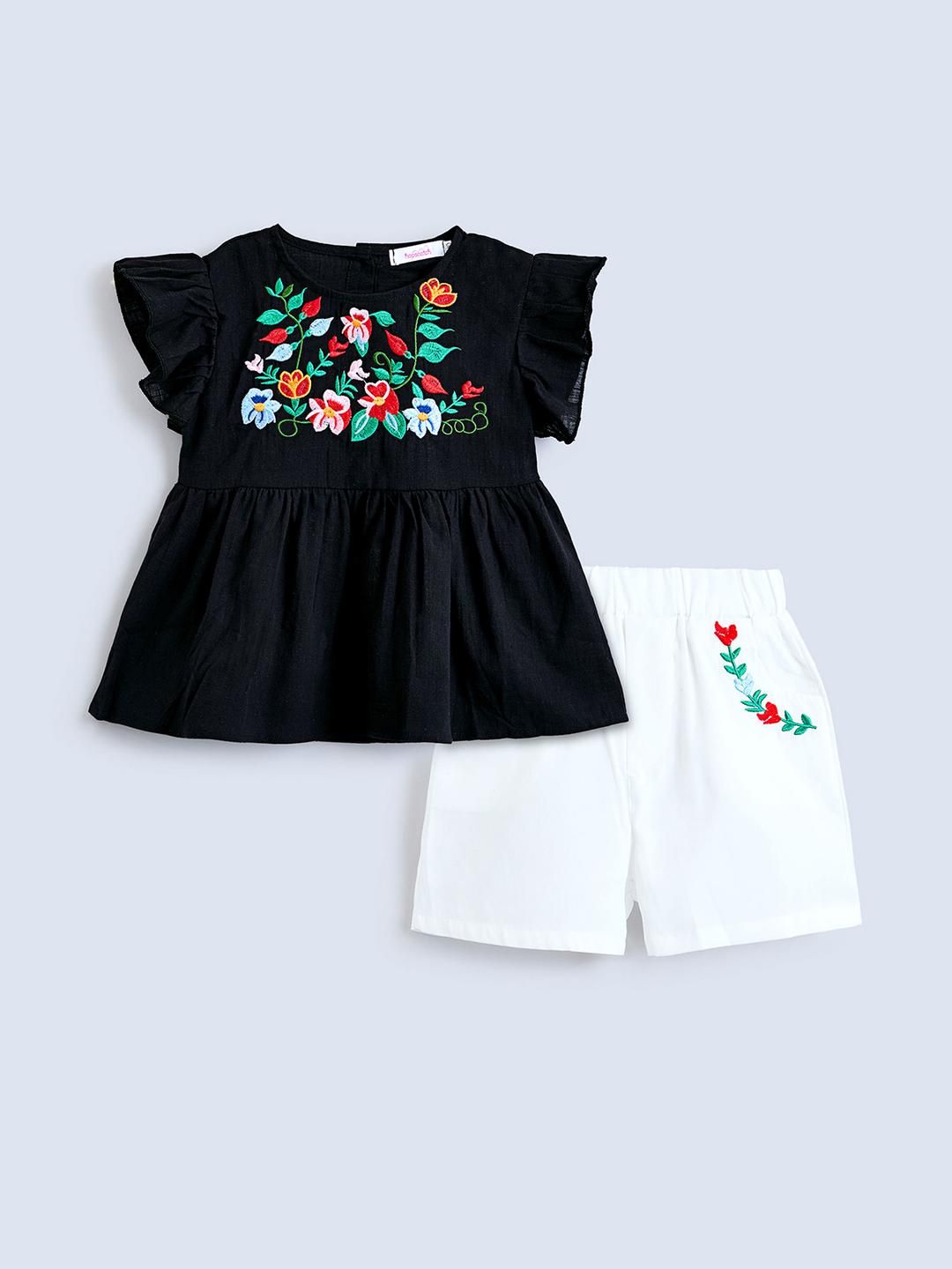 hopscotch 2-Pc Emboridered Blouse & Shorts-picture-26