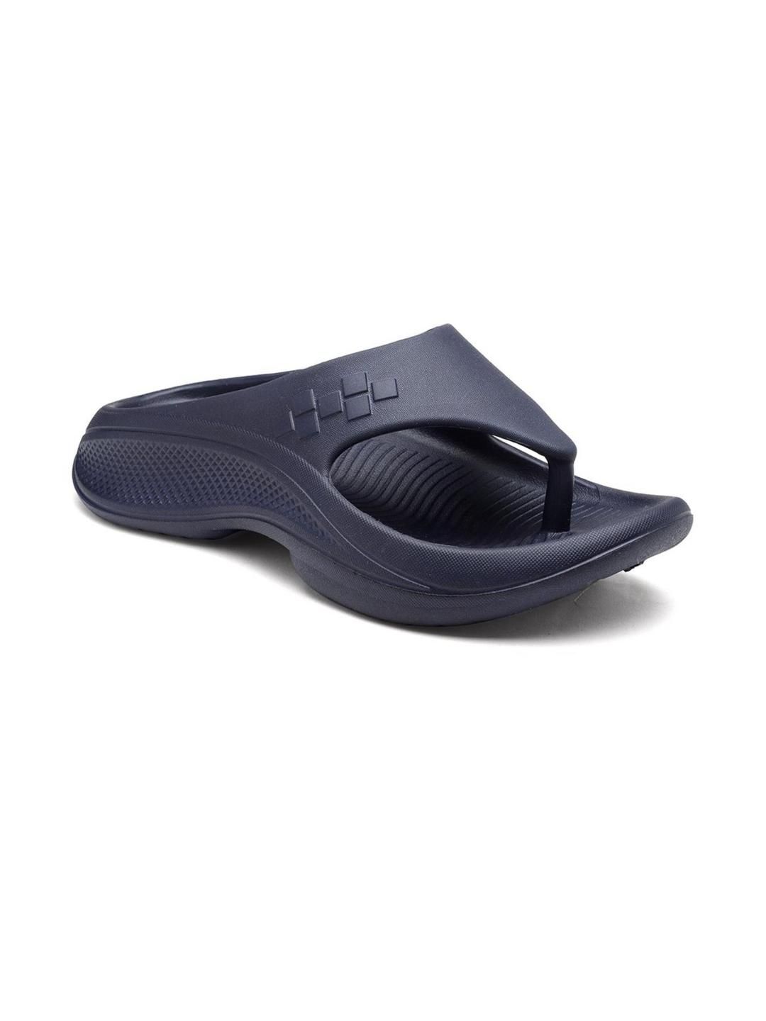 SZN Men Navy Blue Flip Flops-image-14