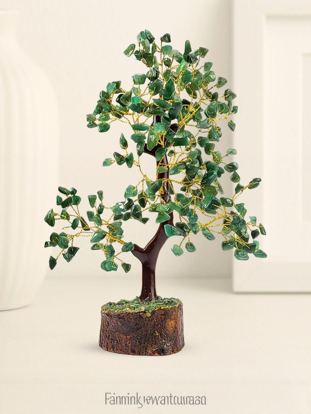 Calminds Green Aventurine Crystal Tree Showpiece-picture-39