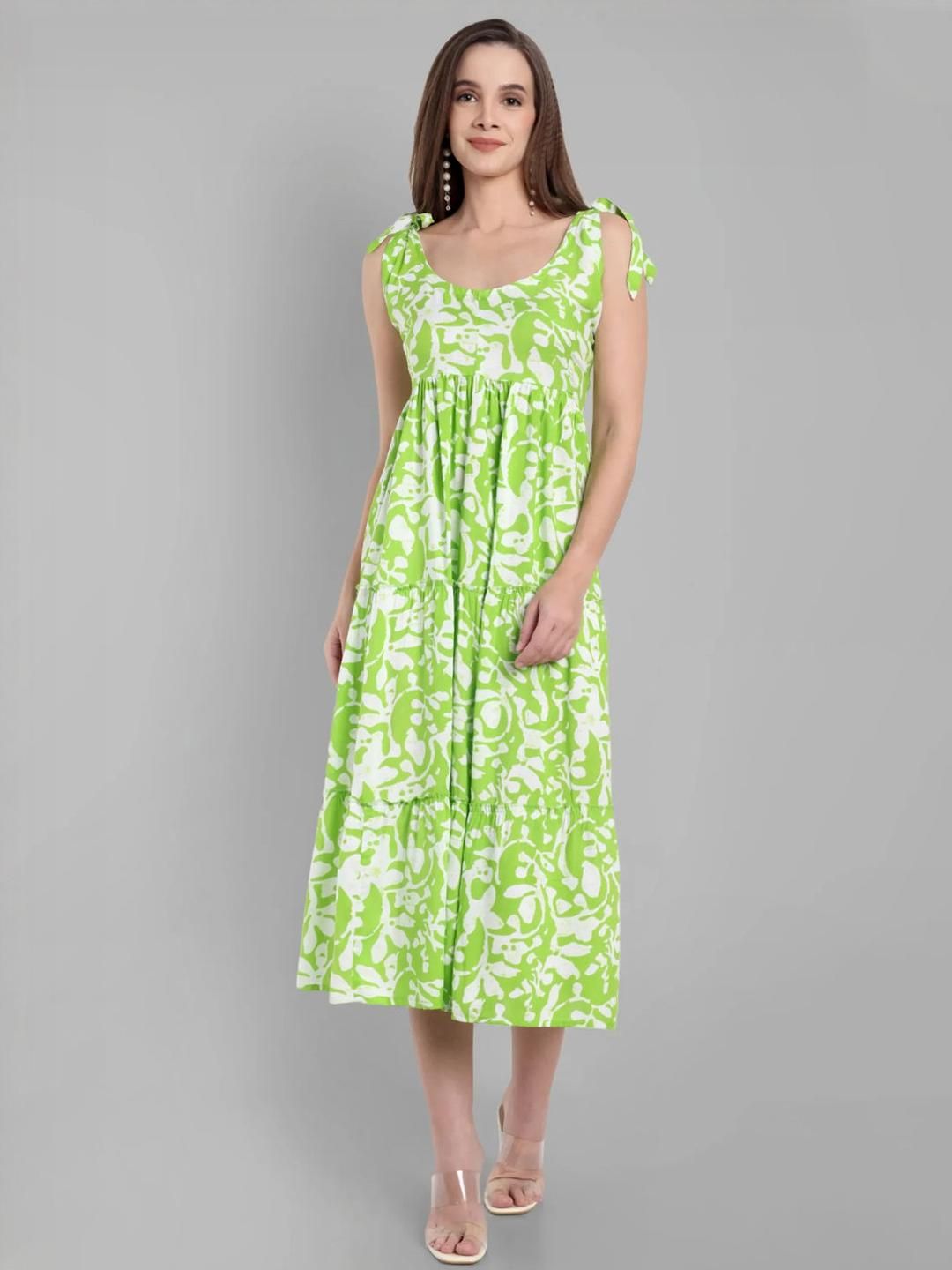Fashion2wear Women Green Dresses