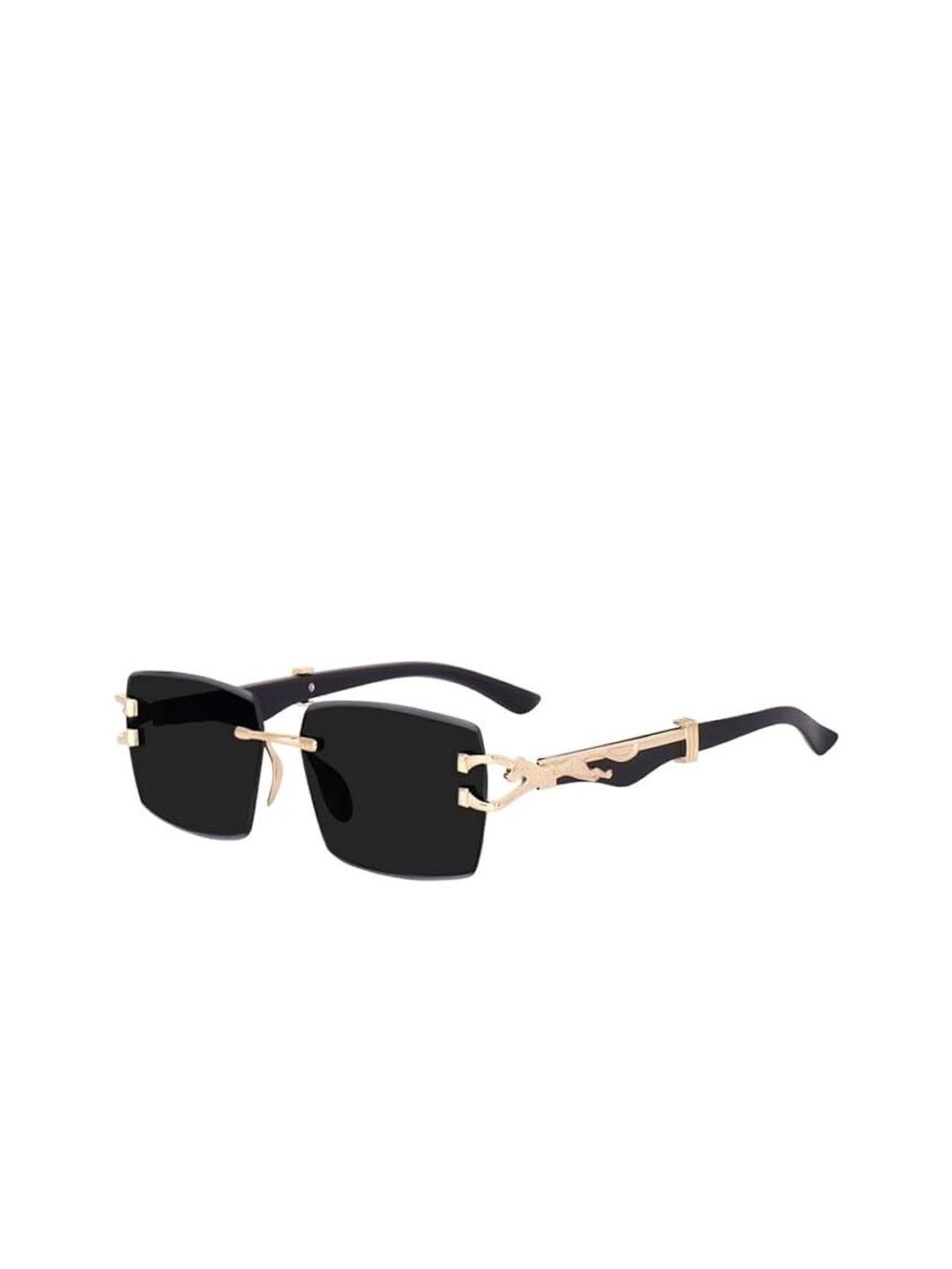 SPADEACES Unisex Lens & Gold-Toned Square Sunglasses With UV Protected Lenswith-image-27