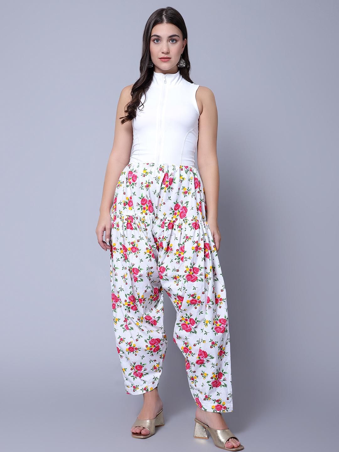 Mytrendzs Women Printed Loose Fit Cotton Salwar-picture-11