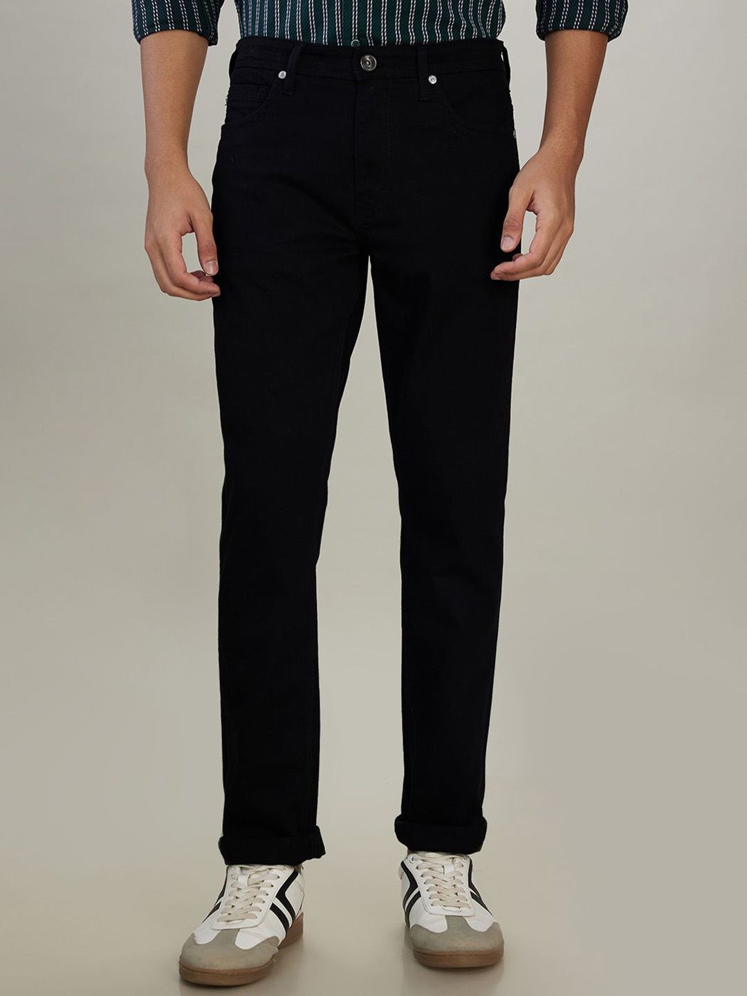 Raymond Men Slim Fit Mid Rise Jeans-image-1