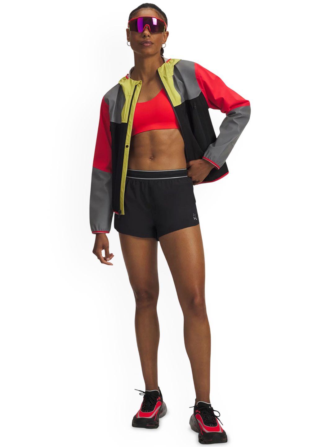 UNDER ARMOUR Halo Run Women Mid Rise Loose Fit Shorts-picture-33