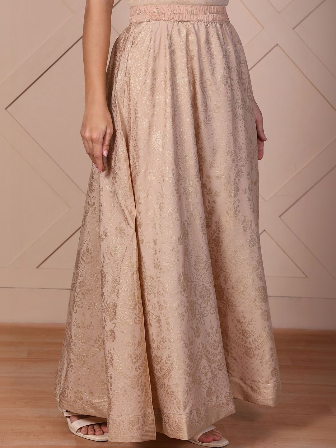 elleven Printed Maxi Flared Skirts-picture-20