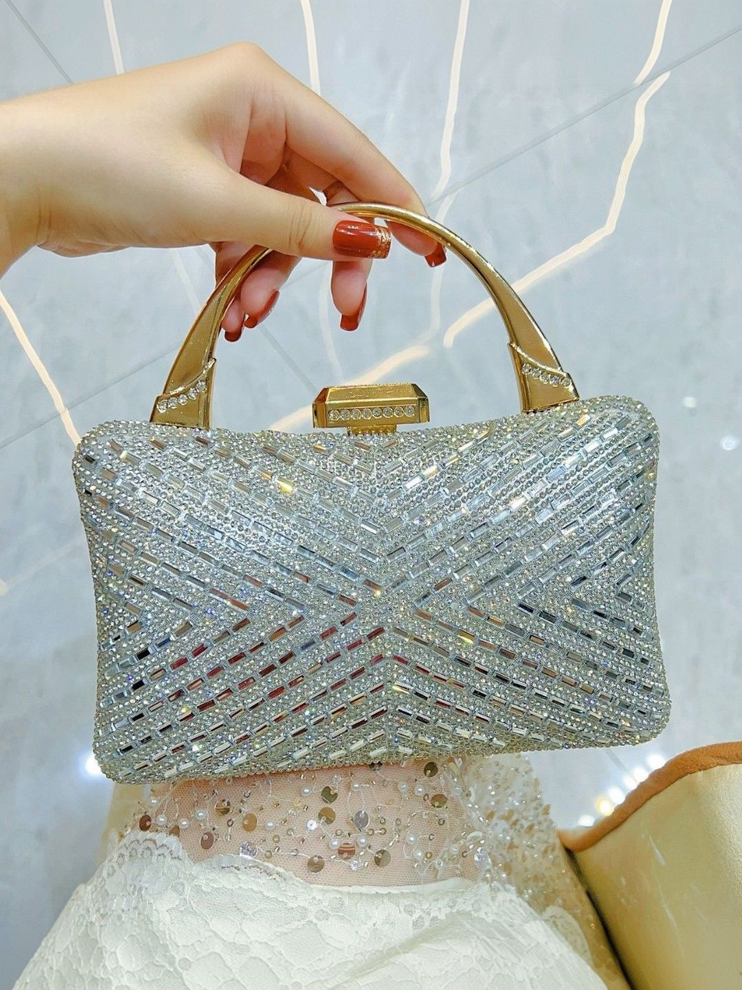 CORSICA Stone Studded Handheld Bag-picture-13