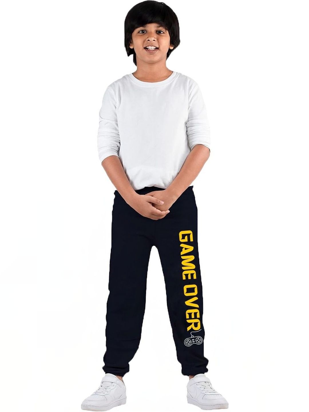 Swanker Boys Cotton Mid-Rise Track Pants-picture-50