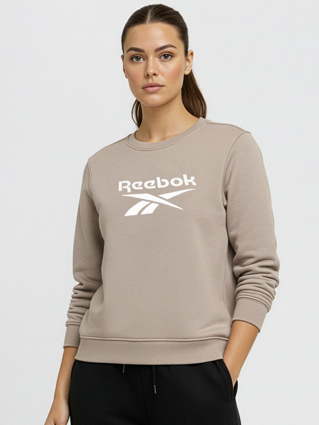 Reebok Brand Logo Printed Fleece Sweatshirt-picture-20