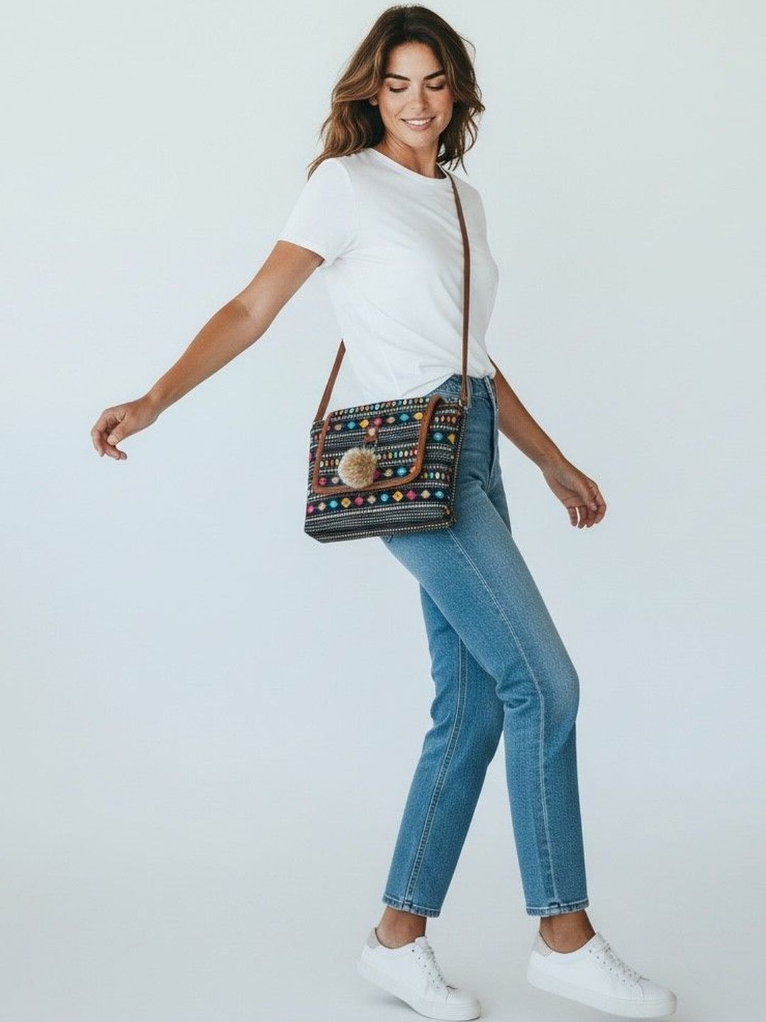SZN Geometric Printed Sling Bag-image-37