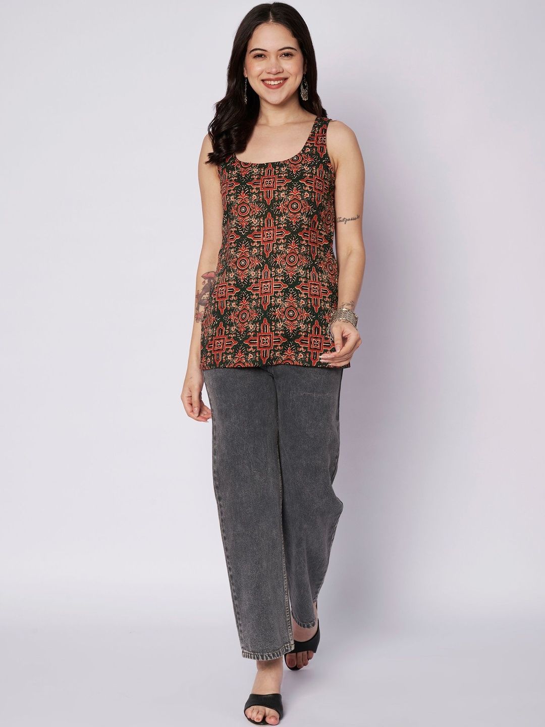 SPARSA Print Ethnic Cotton Top-picture-21