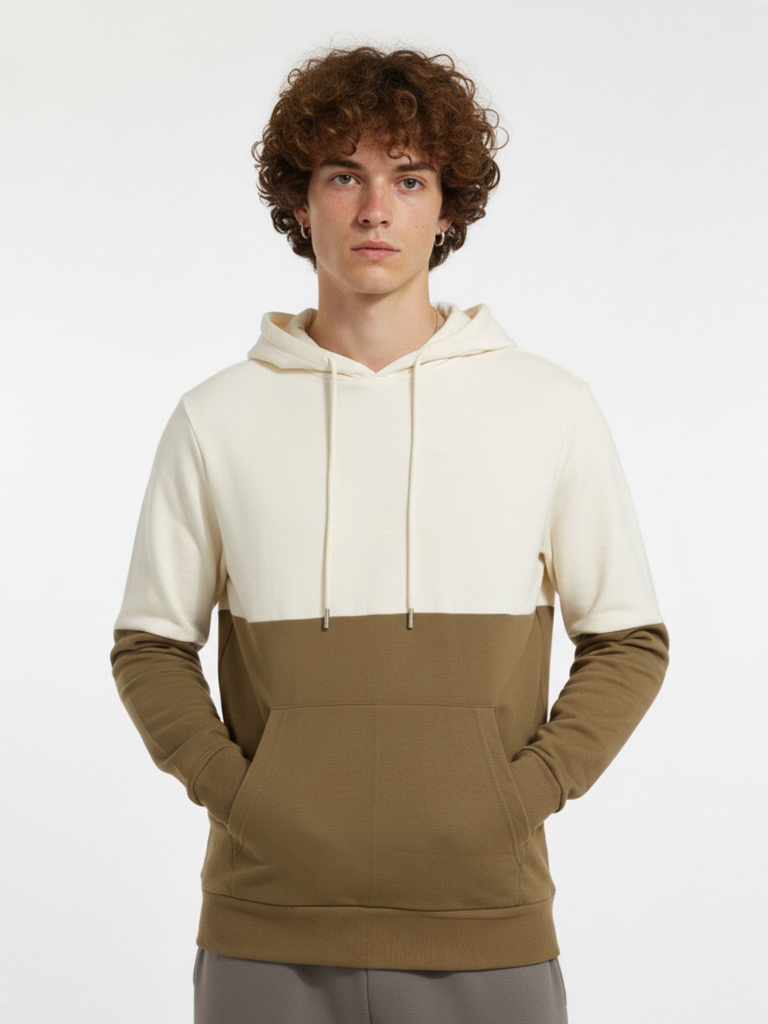 glitchez Colourblocked Hooded Terry Sweatshirt-picture-39