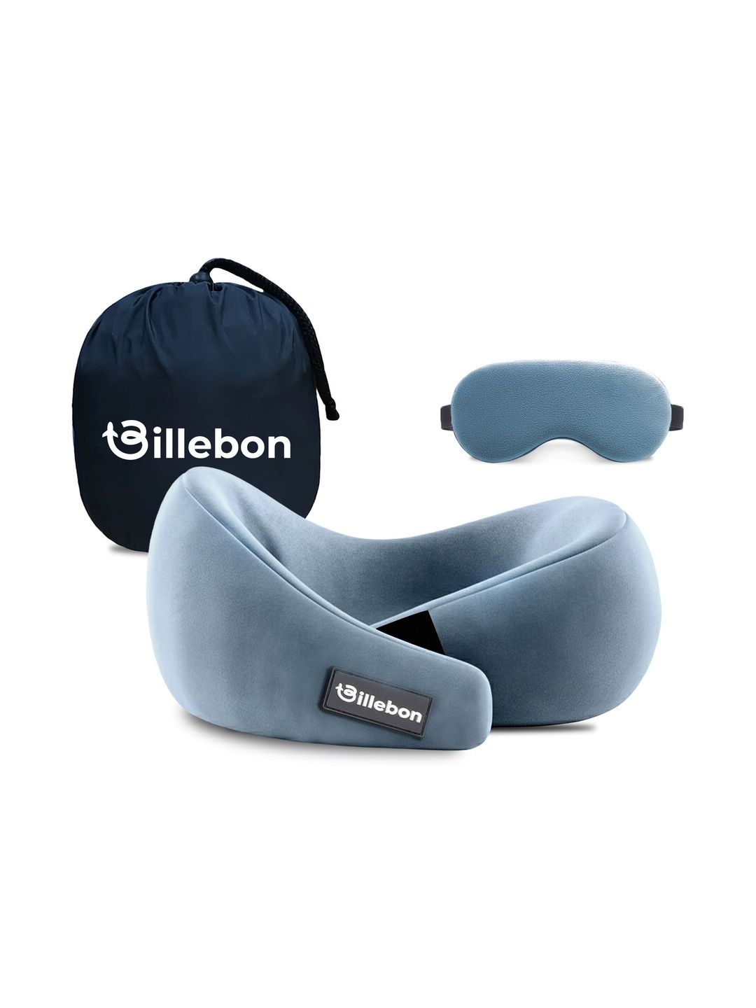 BILLEBON Grey Memory Foam Filled Gel Core Pillow-picture-29