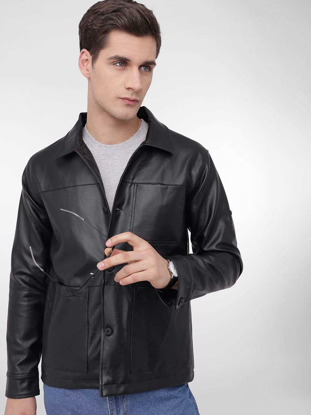 French Connection Spread Collar Tailored Jacket-picture-15