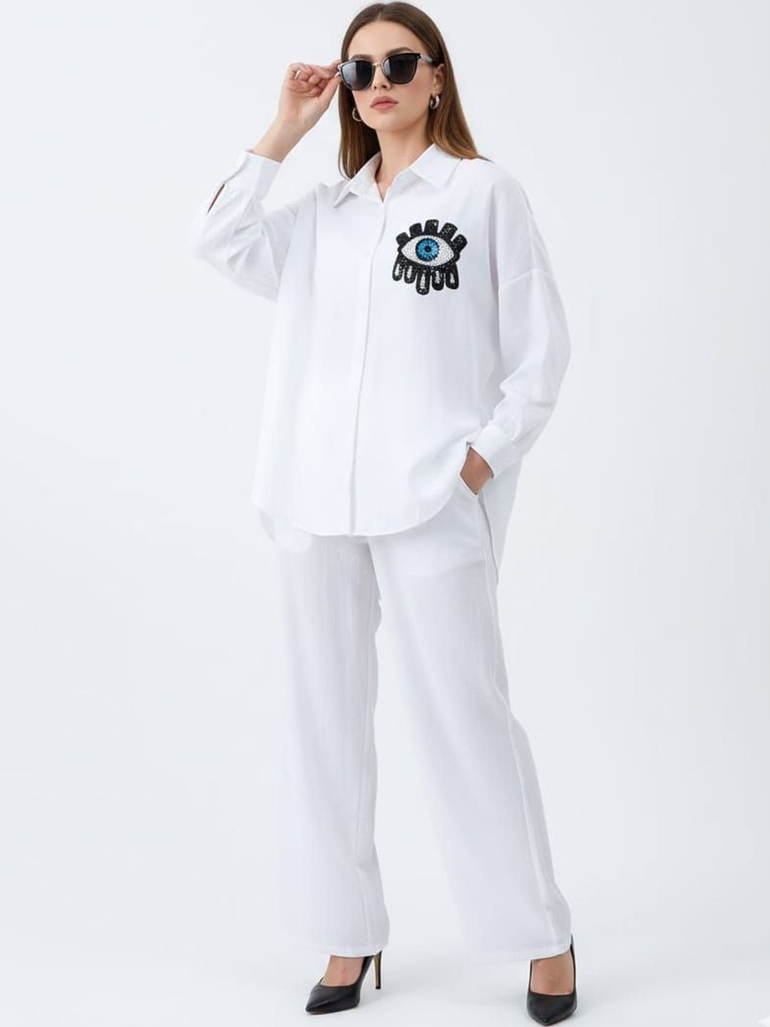 HIGH BUY Women Shirt with Trousers-picture-29