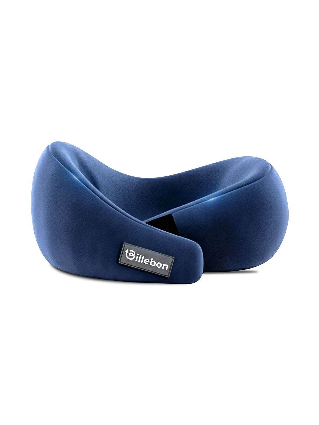 BILLEBON Navy Blue Memory Foam Filled Gel Core Pillow With Adjustable Velcro Straps-picture-38