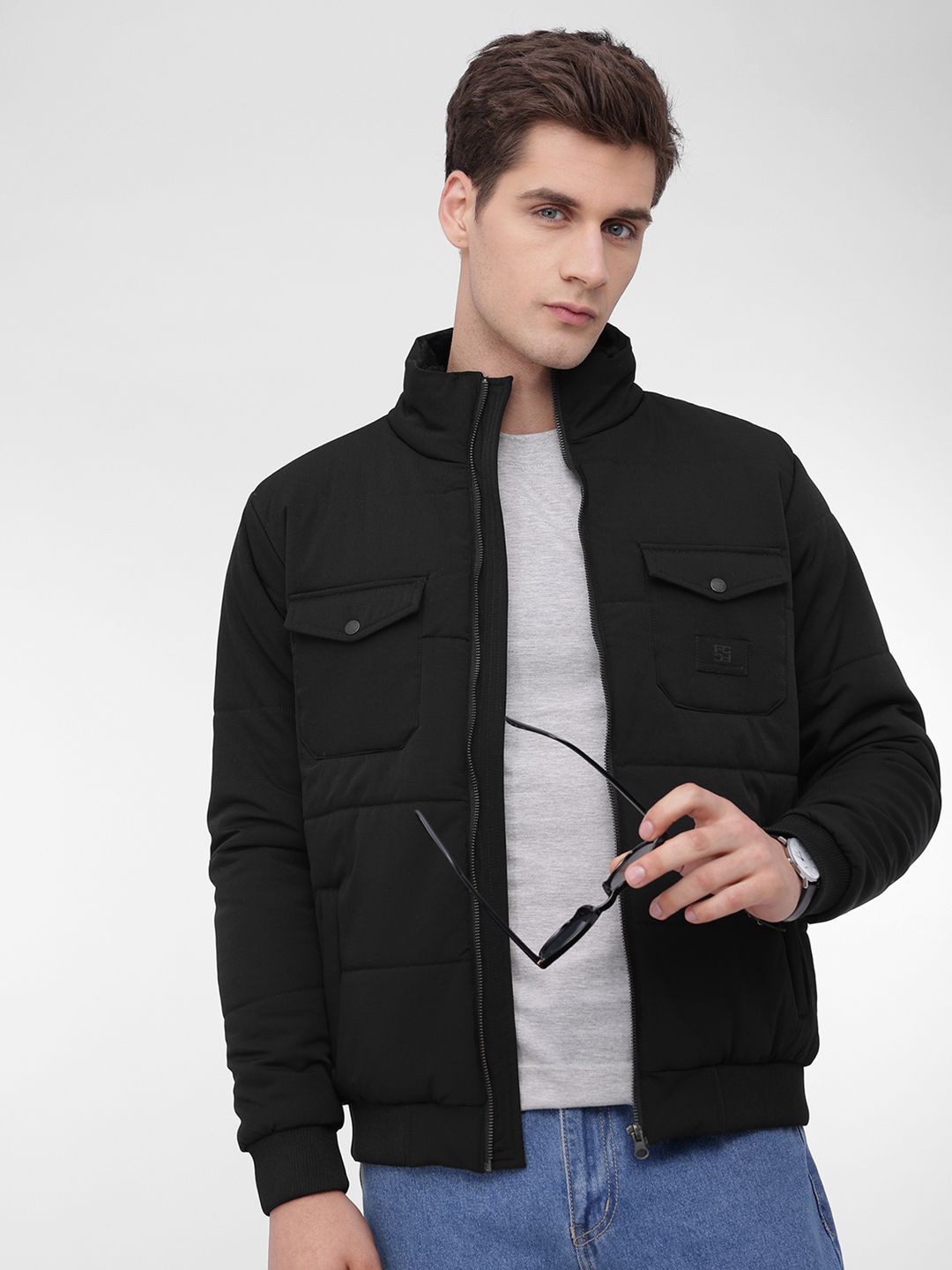 French Connection Mock Collar Tailored Jacket-picture-10