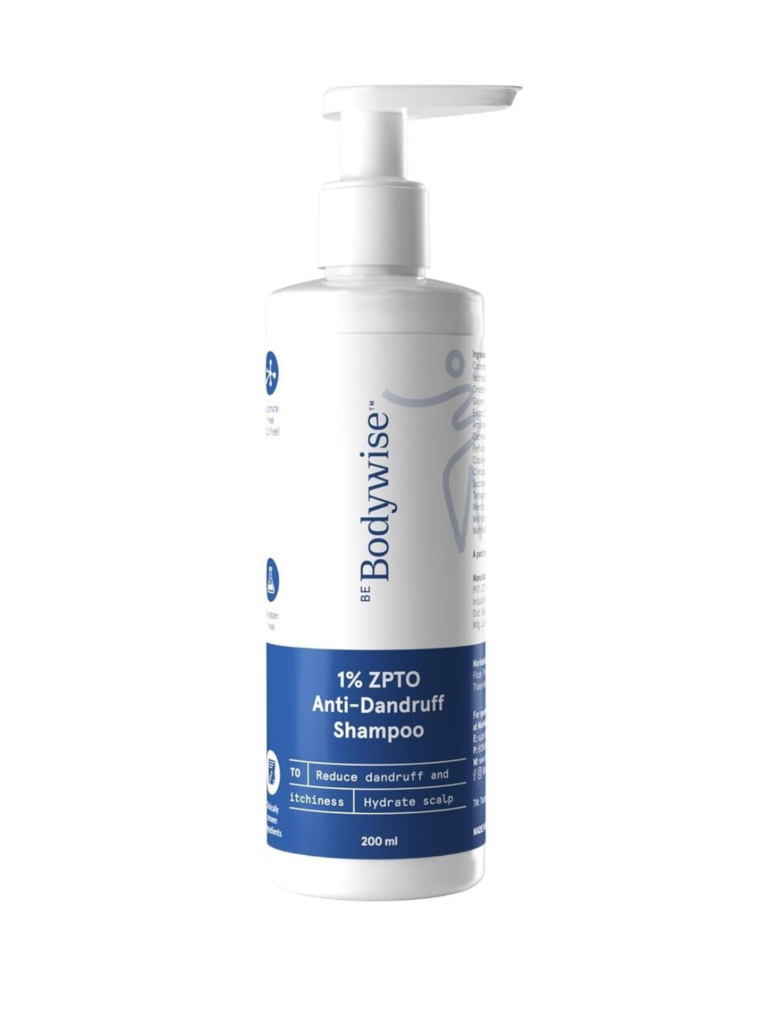 Be Bodywise 1% ZPTO Anti Dandruff Shampoo - 200 ml-picture-30