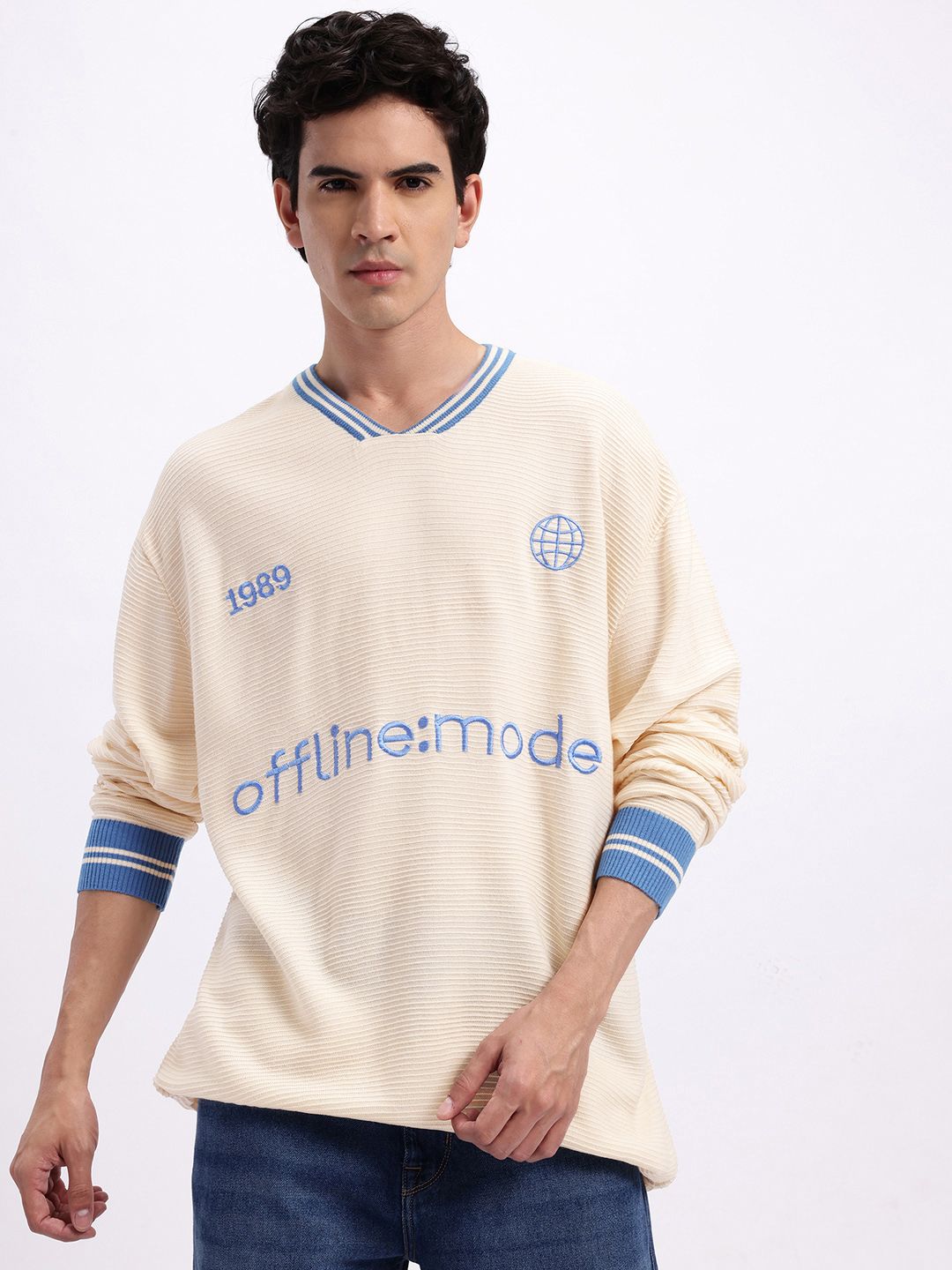 glitchez Typography Self Design Oversized Sweaters-picture-29