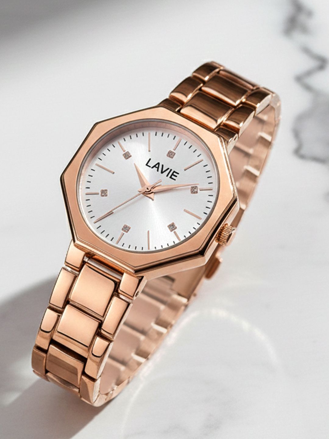 Lavie Women Dial & Stainless Steel Bracelet Style Straps Analogue Watch LV-709-SL-picture-38