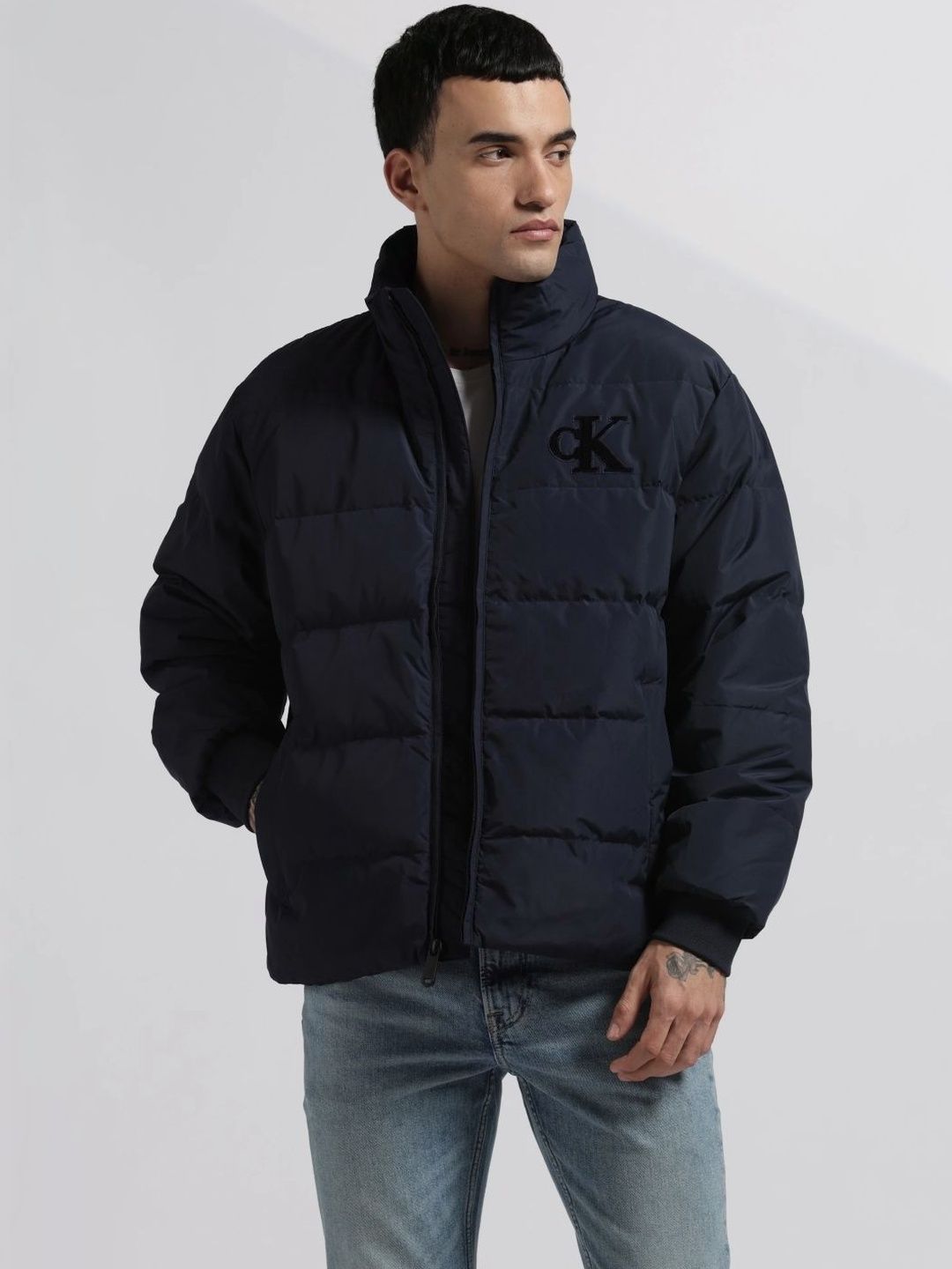 Calvin Klein Jeans Men Brand Logo Lightweight Puffer Jacket-picture-33