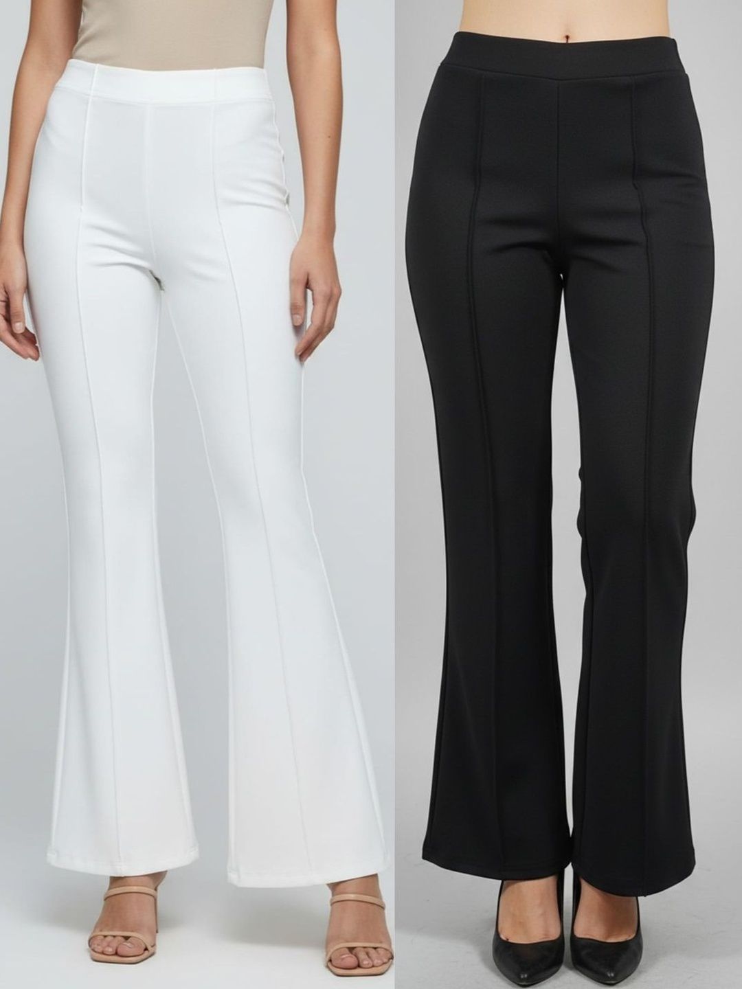 LYNO Women Smart High-Rise Wrinkle Free Pleated Trousers-picture-21