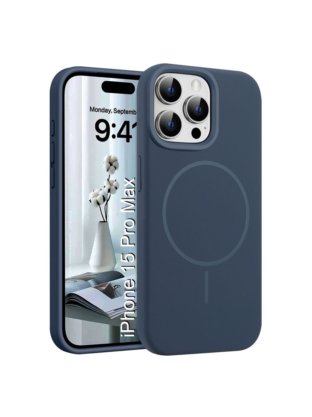 Luxury Kase Solid Printed iPhone 15 Pro Max Back Case Mobile Accessories-picture-37