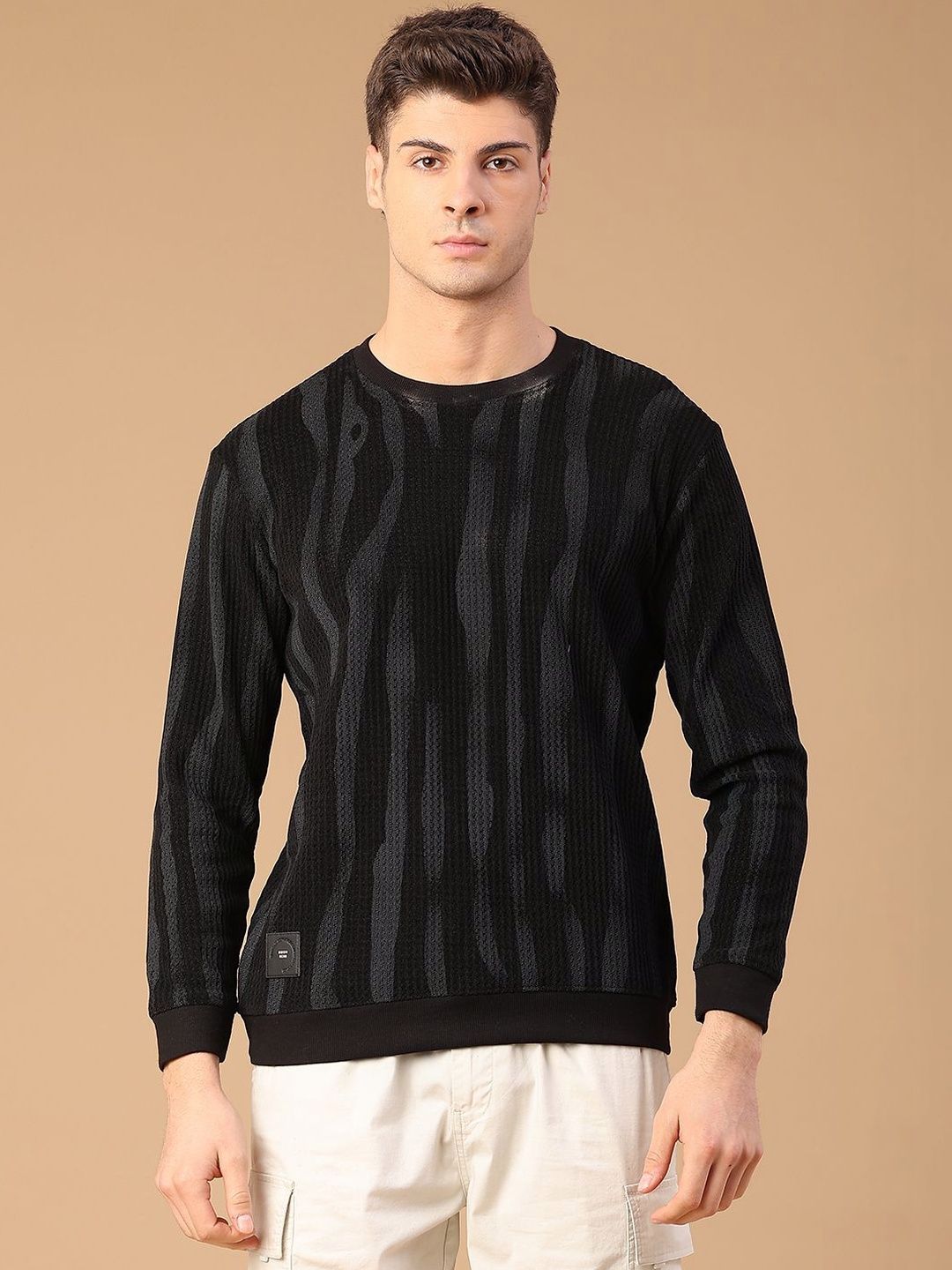 V-Mart Men Striped Sweatshirt-picture-32