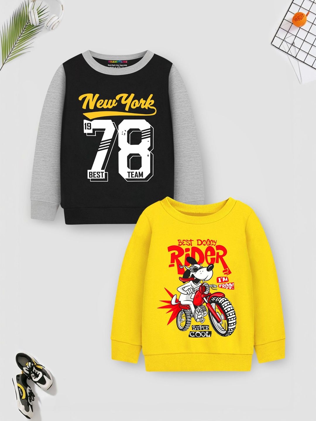 YK X Trampoline Boys Printed Sweatshirt-picture-52