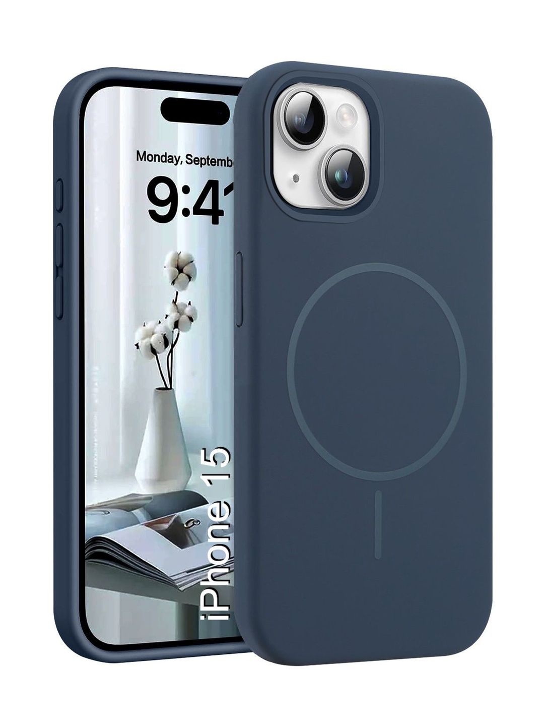 Luxury Kase Solid Printed iPhone 15 Back Case Mobile Accessories-picture-40