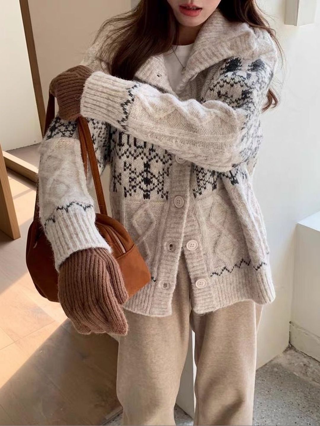 LULU & SKY Women Fair Isle Cardigan-picture-38