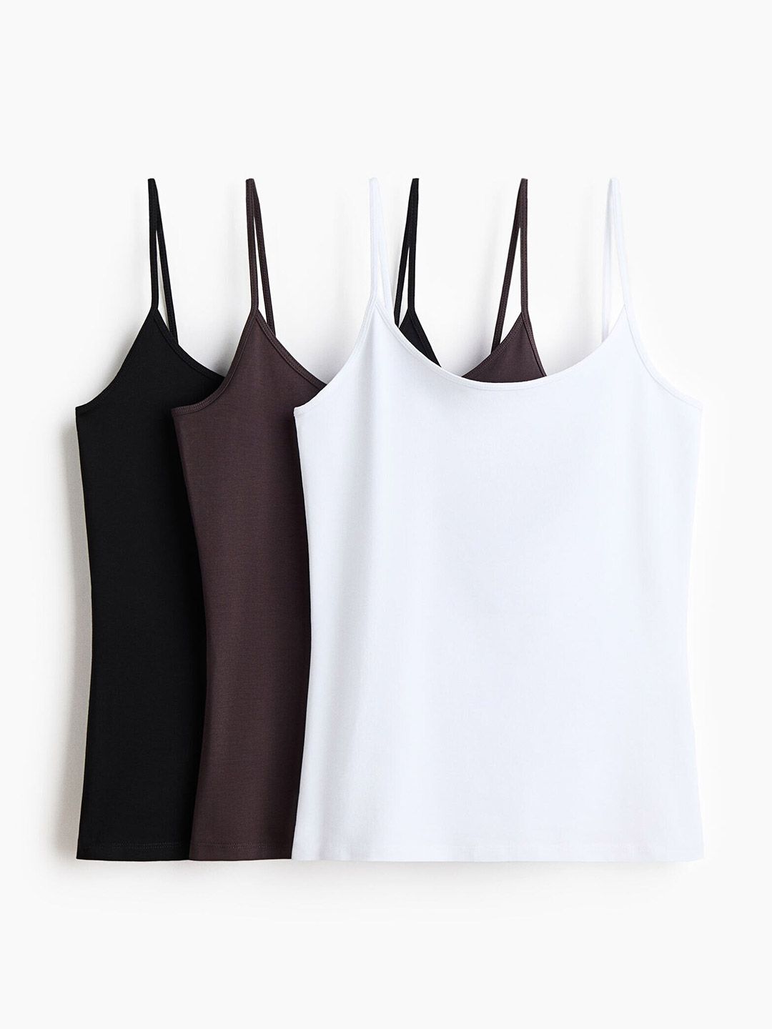 H&M 3-Pack Cotton Strappy Tops-picture-38