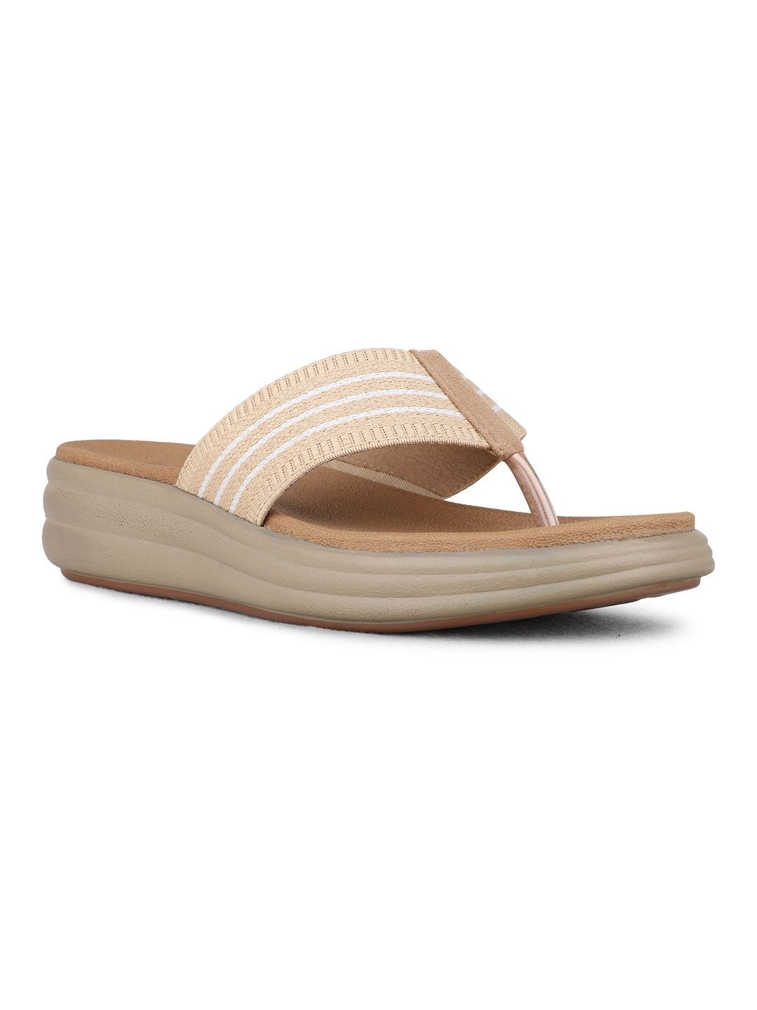 Inc 5 Women Textured Ethnic T-Strap Flats-picture-14