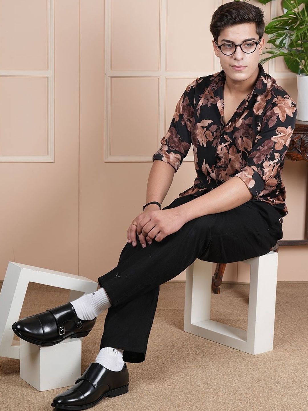 MOZAFIA Men Formal Monk Shoes-picture-56