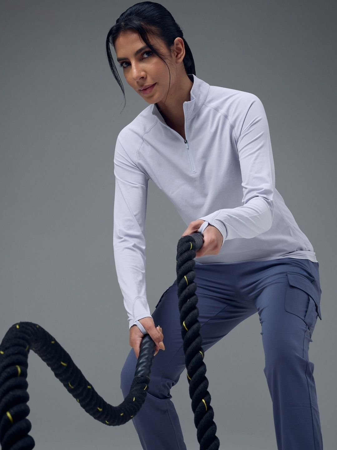 Technosport Women High Neck Antimicrobial Slim Fit T-shirt-picture-35