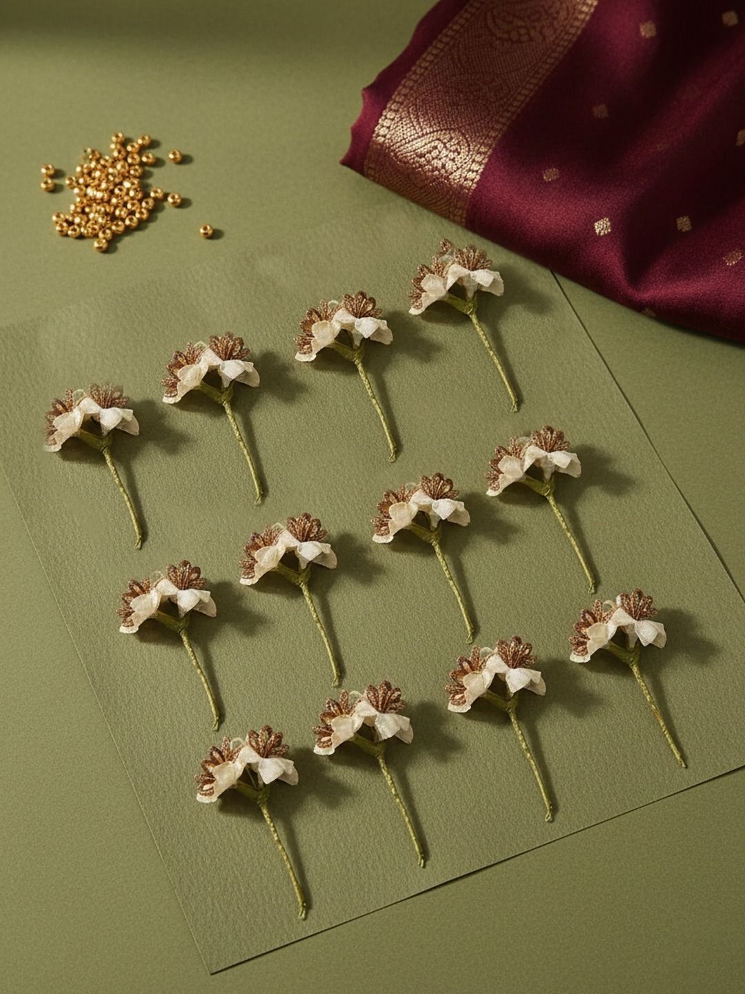 Krelin Set Of 12 Beaded U Pins-picture-27