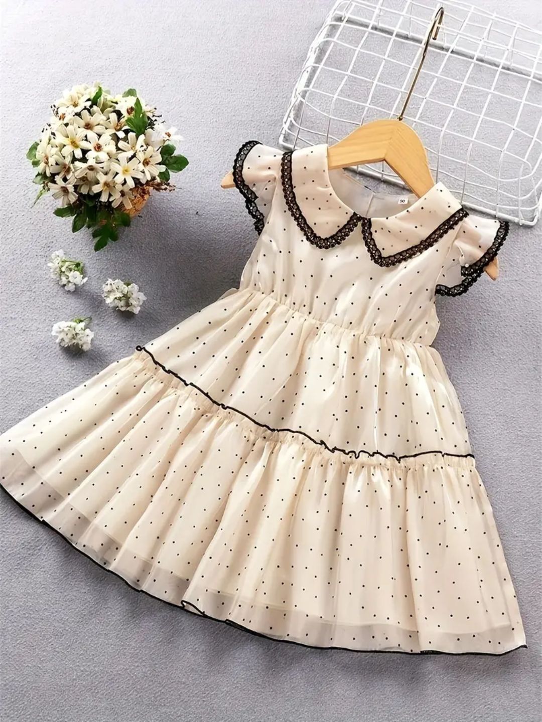 BAESD Floral Print Bell Sleeve Fit & Flare Dress-picture-52