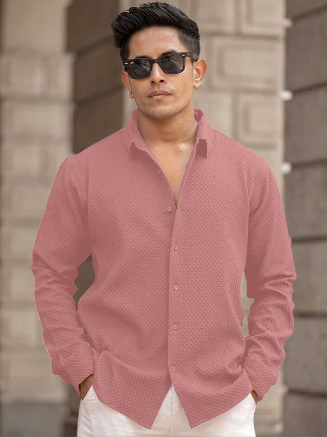 Color Bucket Men Slim Fit Casual Shirt-picture-13