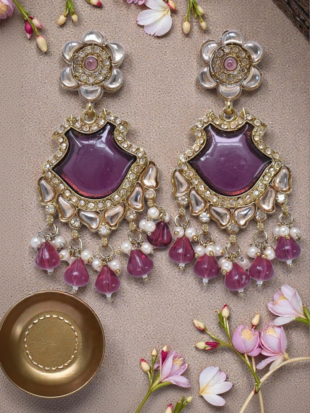 MEIRA JEWELLERY Geometric Drop Earrings-picture-34