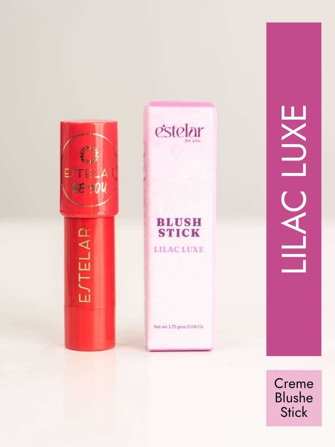 Estelar Blush Stick With Shea Butter & Almond Oil - 1.75 g - Lilac Luxe-picture-29